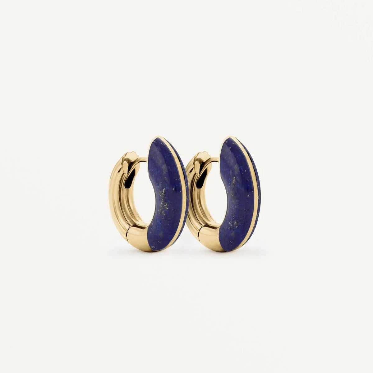 Locus Solus Hoops – Lapis Lazuli & Gold Vermeil - Boutee