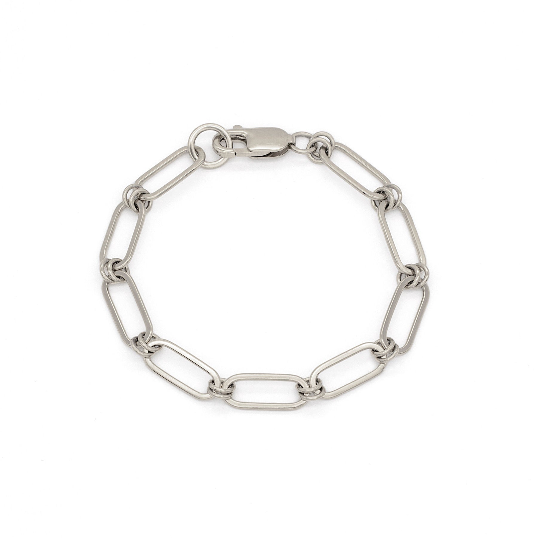 Parallel Paperclip Chain Bracelet - Boutee
