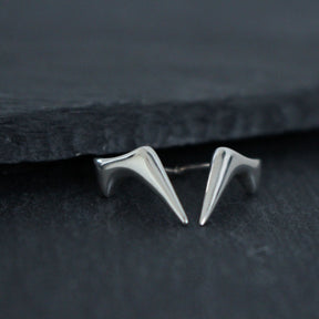 Sterling Silver Comet Stud Earrings - Boutee