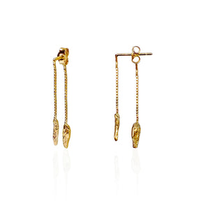 ILLUSION Tinkling Earrings - GOLD - Boutee