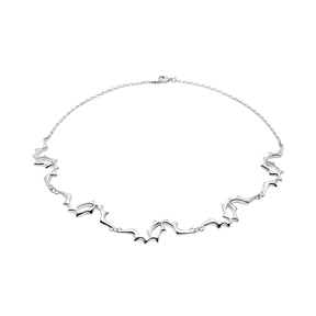 Sterling Silver Nebula Choker Necklace - Boutee