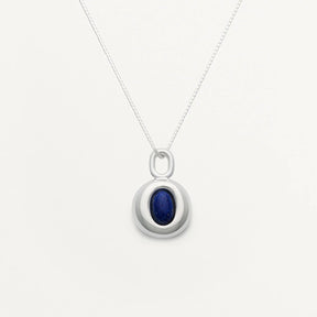 18 Albion Mews Necklace – Lapis Lazuli & Sterling Silver - Boutee