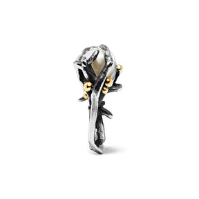 Silver & 9ct Gold Abyss Pearl Cocktail Ring - Boutee