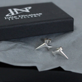 Sterling Silver Comet Stud Earrings - Boutee