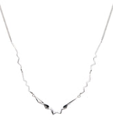 Fracture Silver Necklace - Boutee
