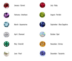 Birthstone Pendant - Boutee