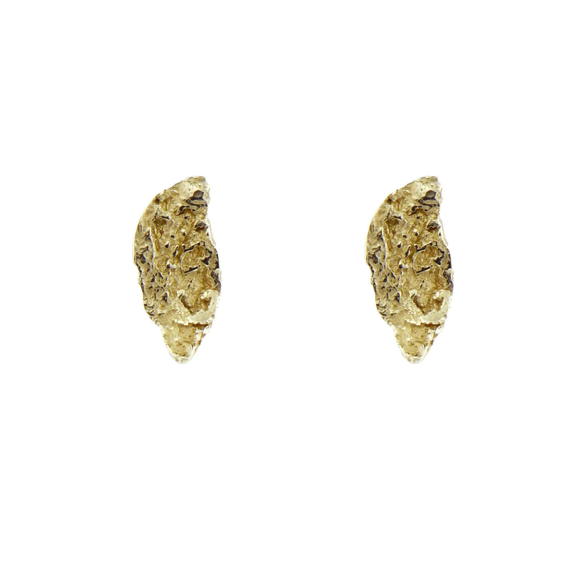 London Plane Wisp Studs in 9ct Gold - Boutee