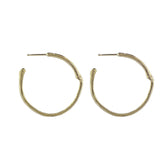 Bamboo Hoops in 9ct Gold - Boutee