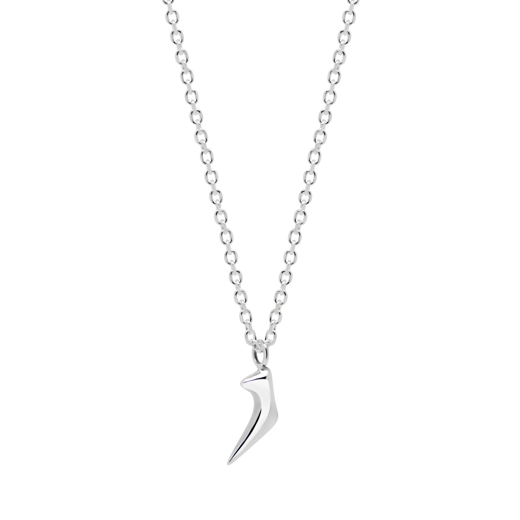 Sterling Silver Comet Pendant On Chain - Boutee