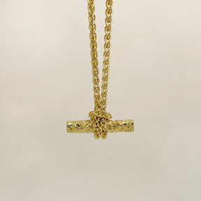 Knotted T Bar Necklace - Boutee