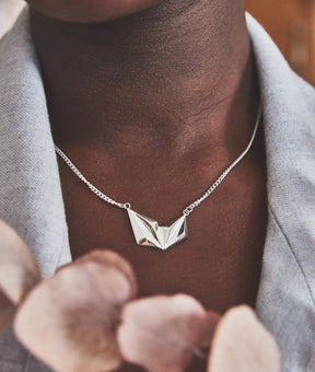 Valley Silver Pendant Necklace - Boutee