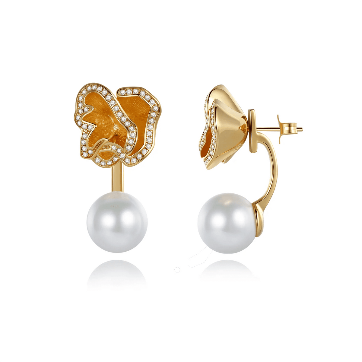 Quintessence Pocket Pearl Earrings - Boutee