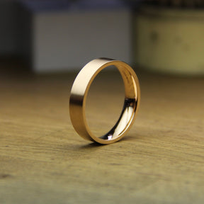 9ct Rose Gold Matte Finish Band - Boutee