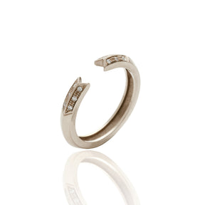 OPEN 9ct GOLD & Diamond Ring - Boutee