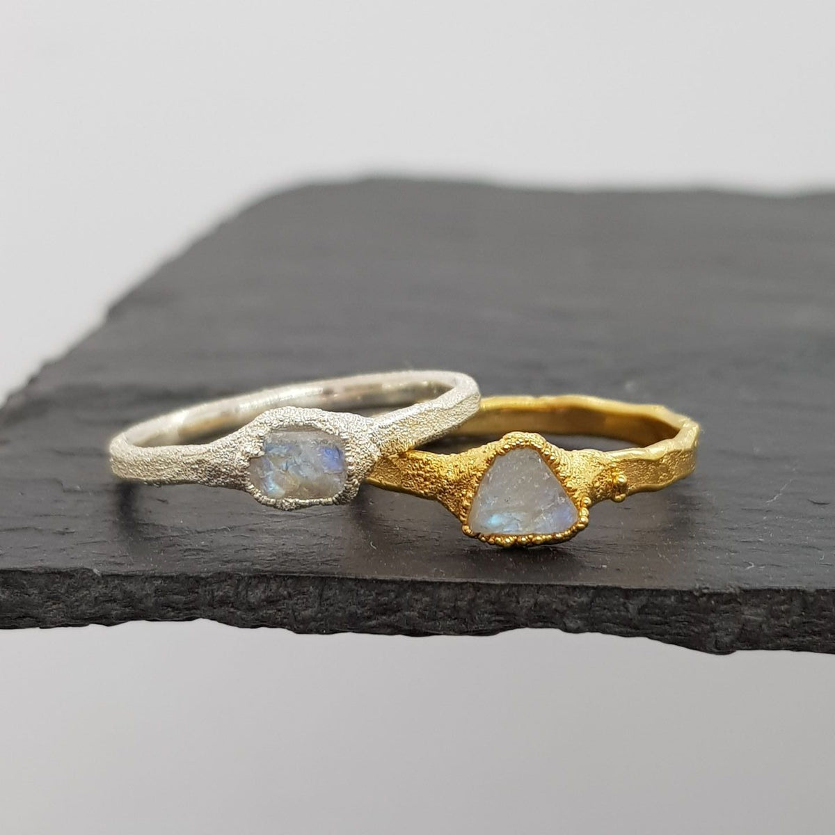 Raw Moonstone Ring - Boutee