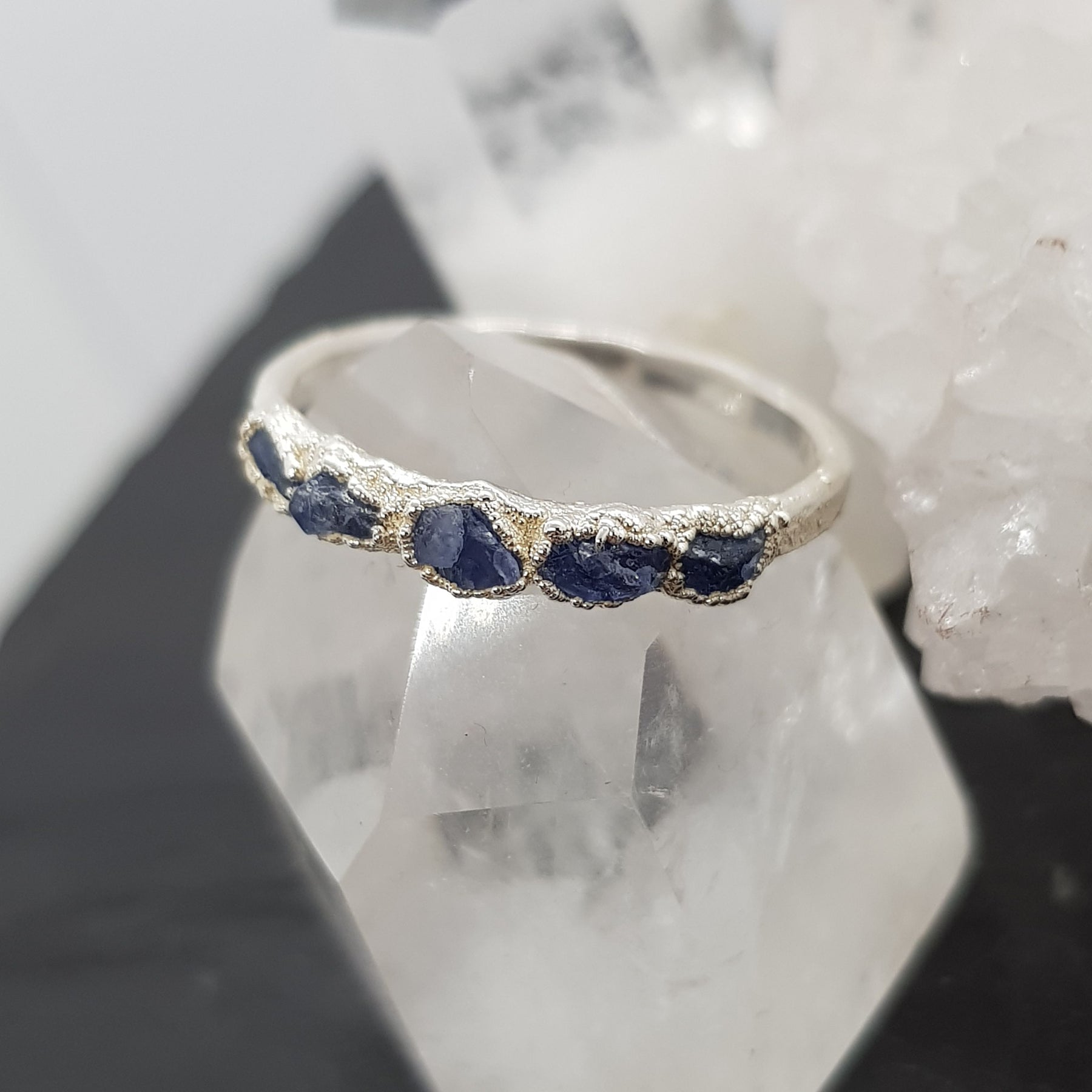 Hearts of Stars Multi Raw Sapphire Ring - Boutee
