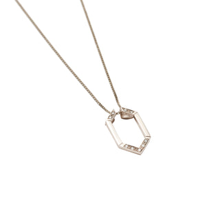 HARMONY Hex 9ct Gold & Diamond Pendant Jacket - Boutee