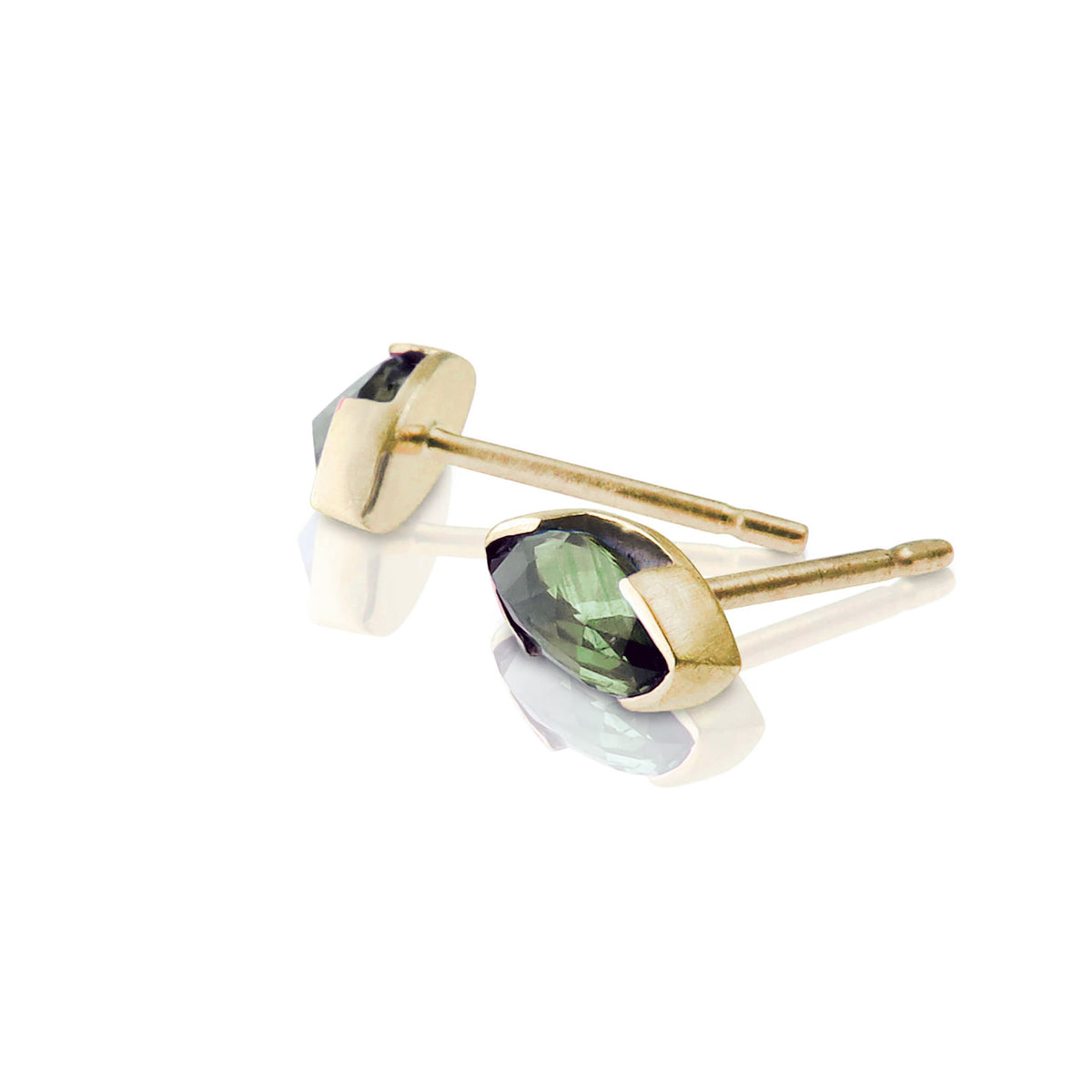 Gemstone 9ct Gold Earring Stud - Single - Boutee