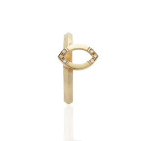 Halo 9ct Gold & Diamond Ring - Boutee