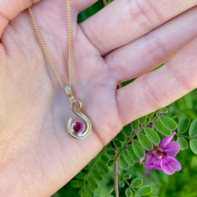 High Seas Ruby & Diamond Pendant - Boutee