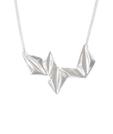 Valley Silver Statement Necklace - Boutee