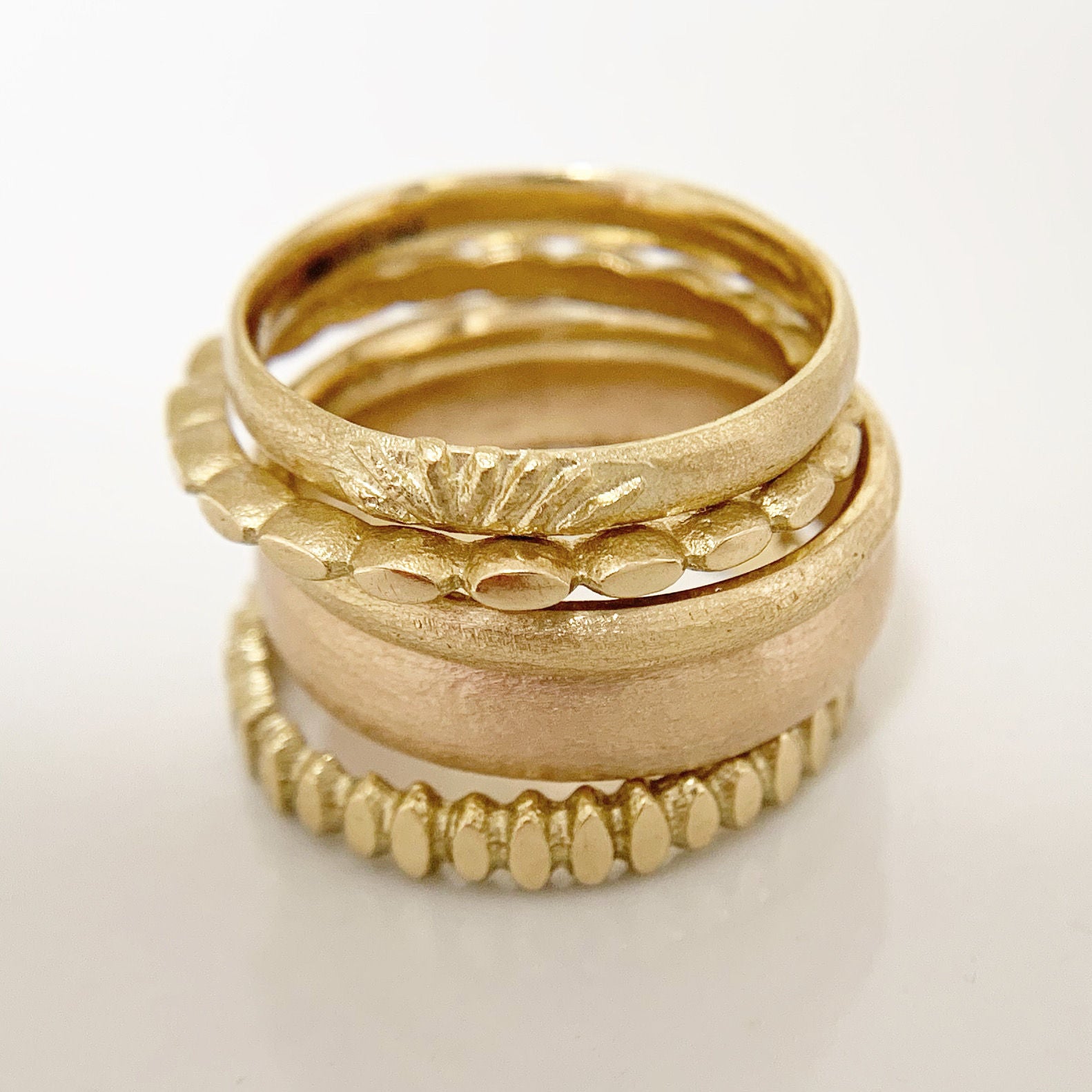 Textured Band Ring - Boutee