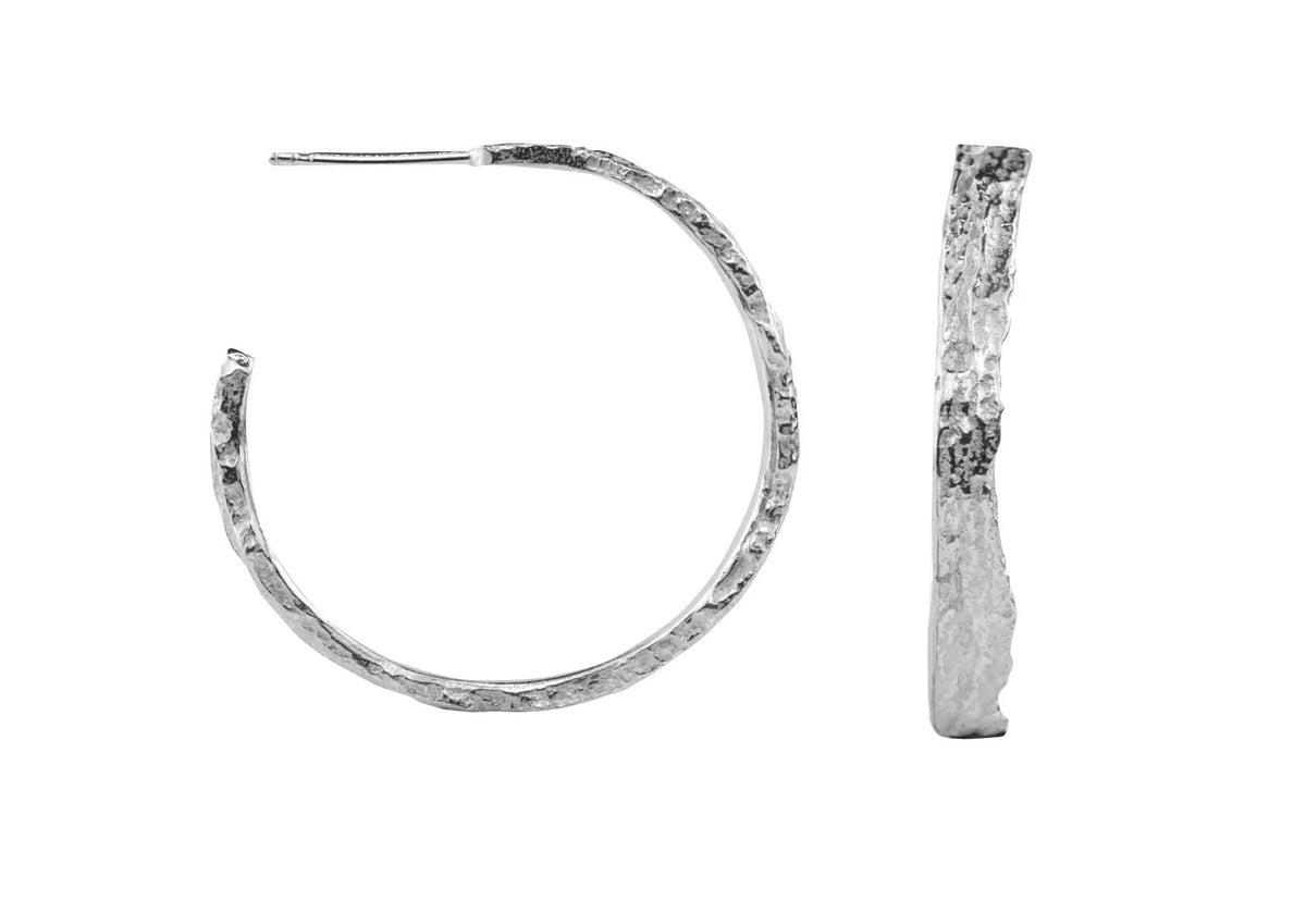 Skinny London Plane Hoops - Boutee