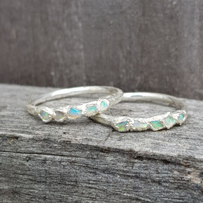 Multi Raw Opal Ring - Boutee