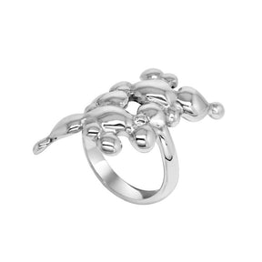 Sterling Silver Fiery Ring - Boutee