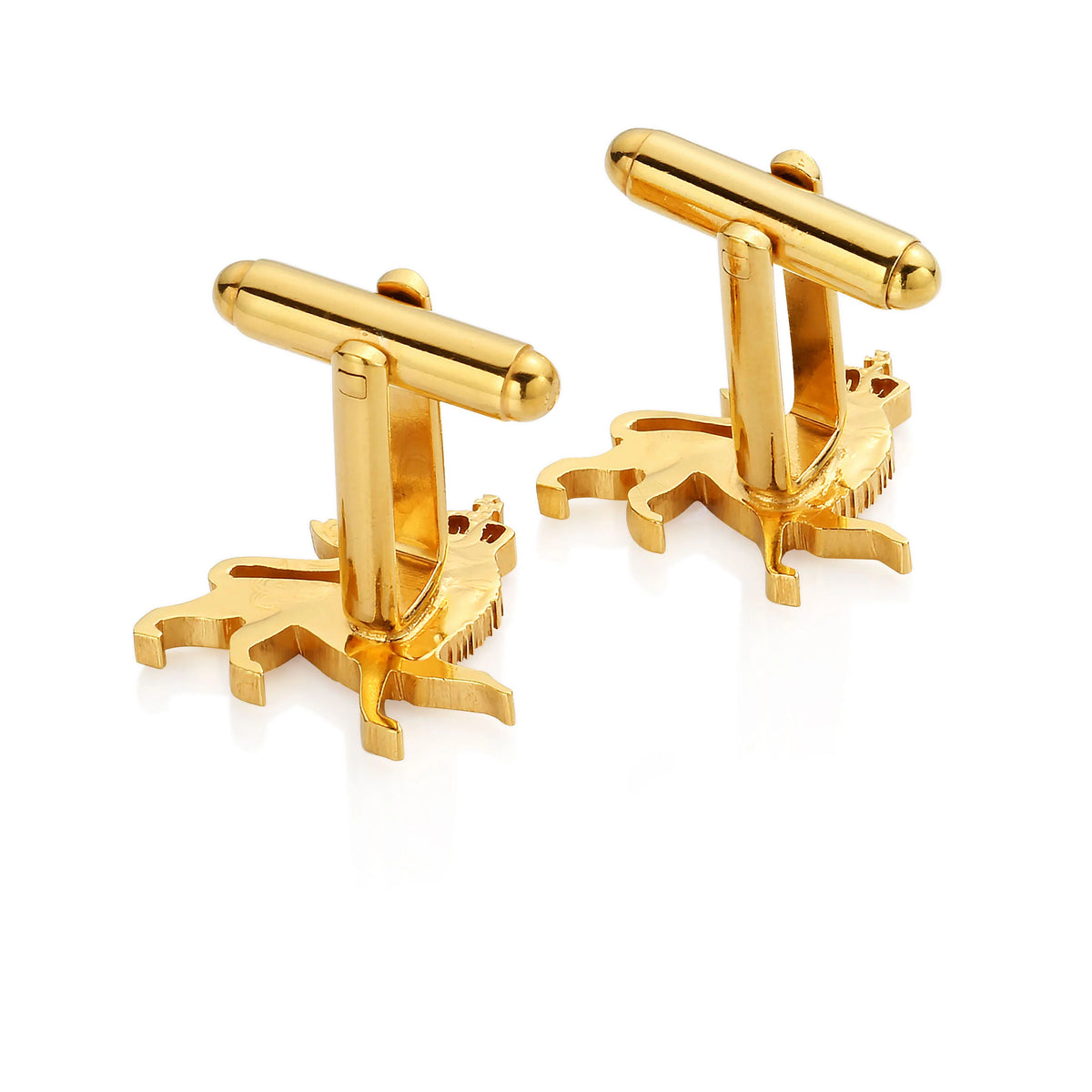 Ten Pence Lion Cut Out Cufflinks - Boutee