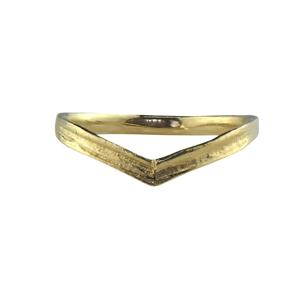 9ct Gold English Oak V Band - Boutee