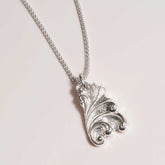 Verona necklace in recycled silver - Boutee