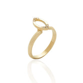 Halo 9ct Gold & Diamond Ring - Boutee