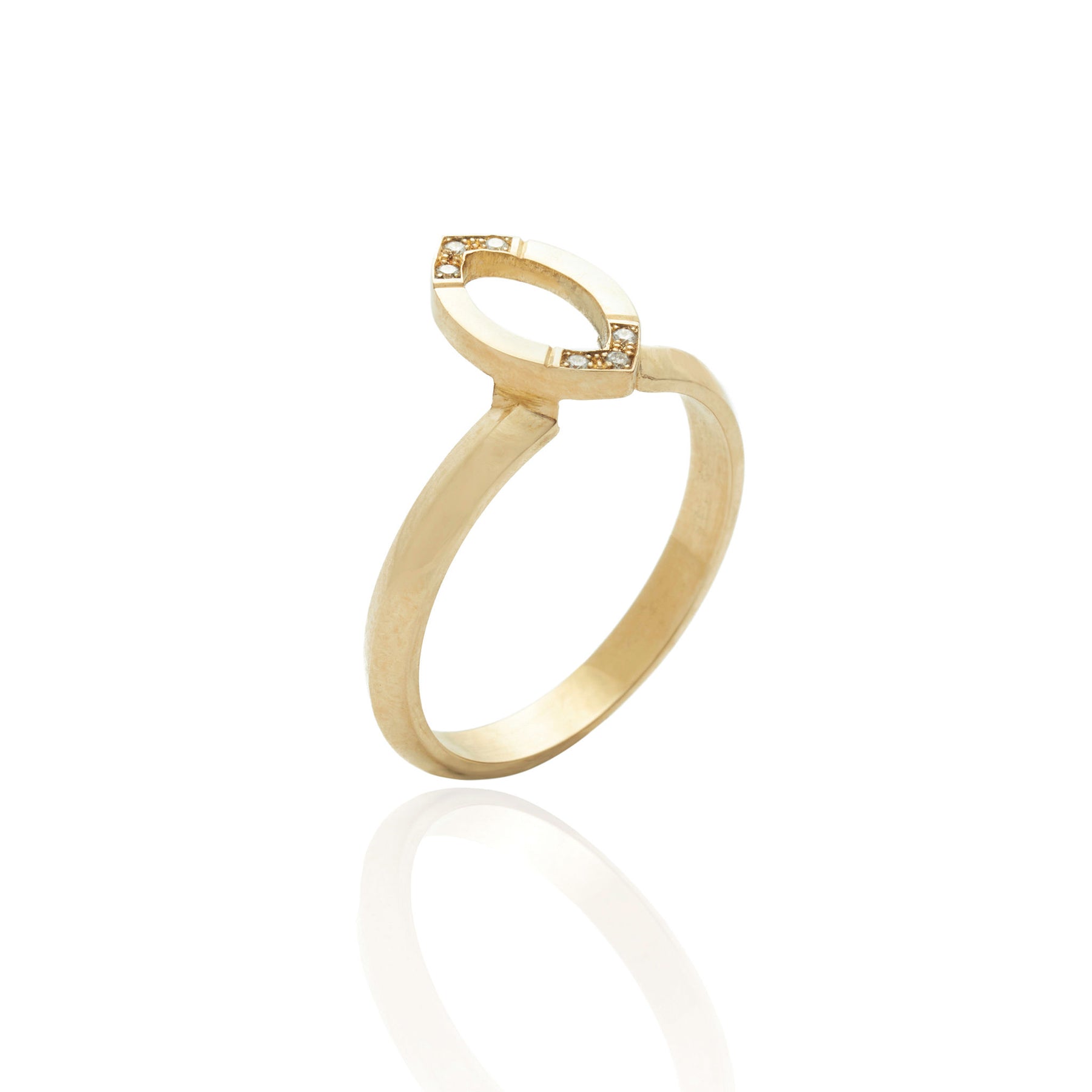 Halo 9ct Gold & Diamond Ring - Boutee