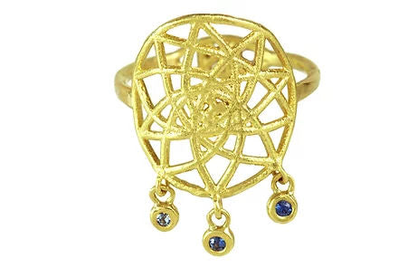 Dreamcatcher Sapphire Ring - Boutee