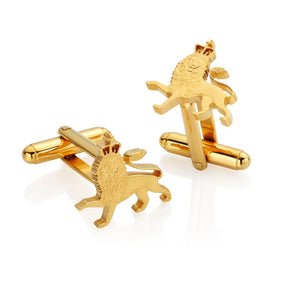 Ten Pence Lion Cut Out Cufflinks - Boutee