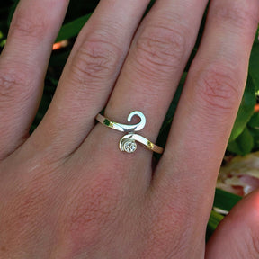 Coastal Diamond Two-Tone Ring - Boutee