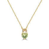 Lock in Your Luck Pendant with 1.28ct Montana Sapphire - Boutee