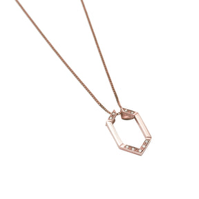 HARMONY Hex 9ct Gold & Diamond Pendant Jacket - Boutee