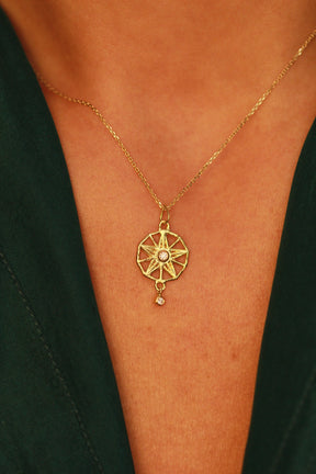 Diamond Star Necklace - Boutee