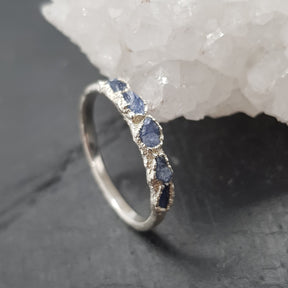 Hearts of Stars Multi Raw Sapphire Ring - Boutee
