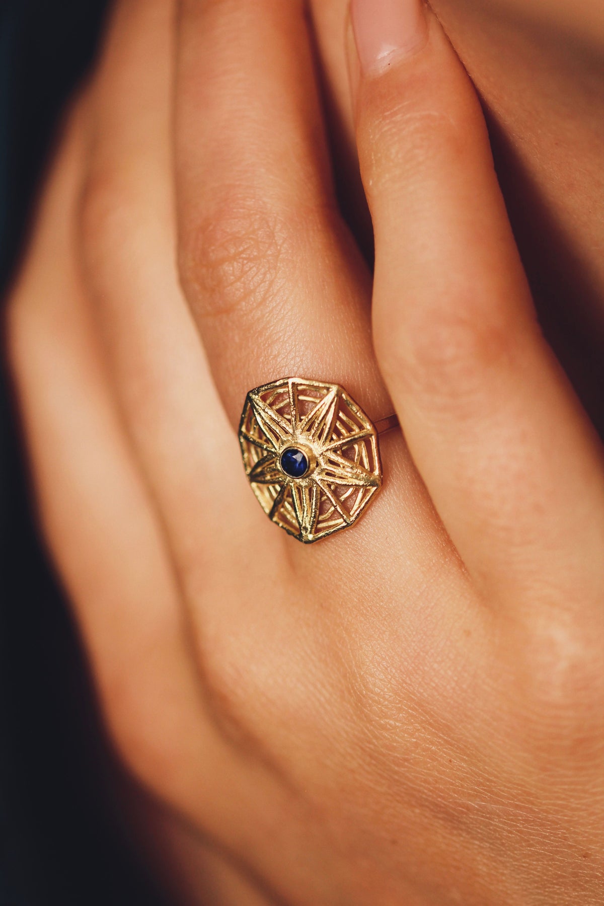 Sapphire Supernova Ring - Boutee