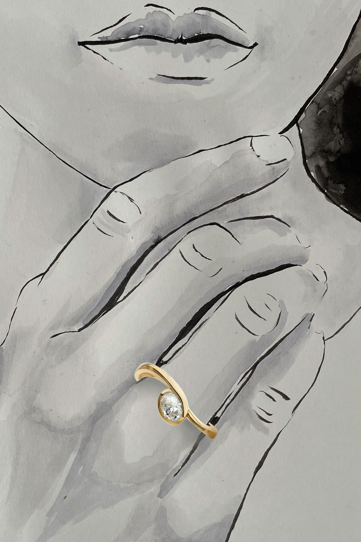 Tula Solitaire Engagement Ring - Boutee