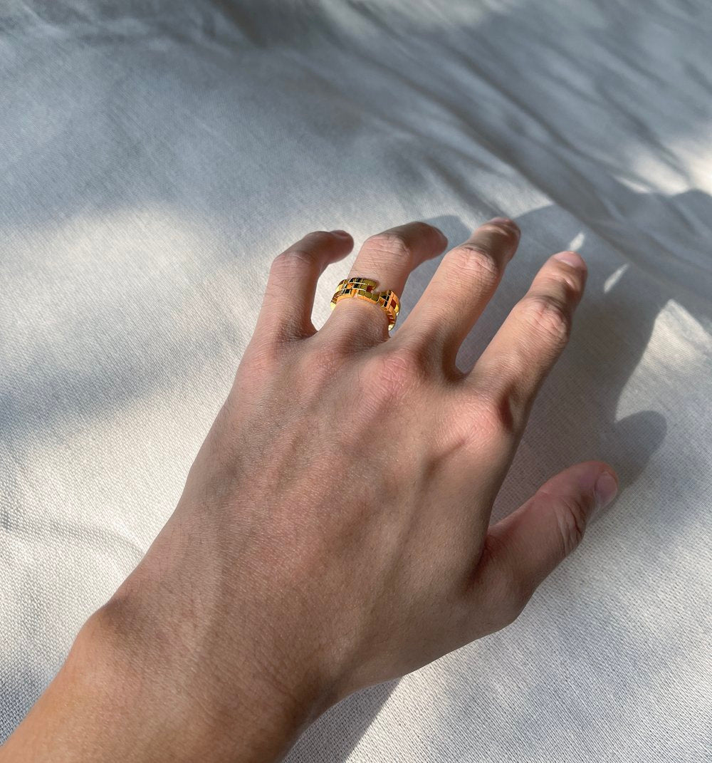 Kiki Ring | Gold Vermeil & Rhodium Plated Silver - Boutee