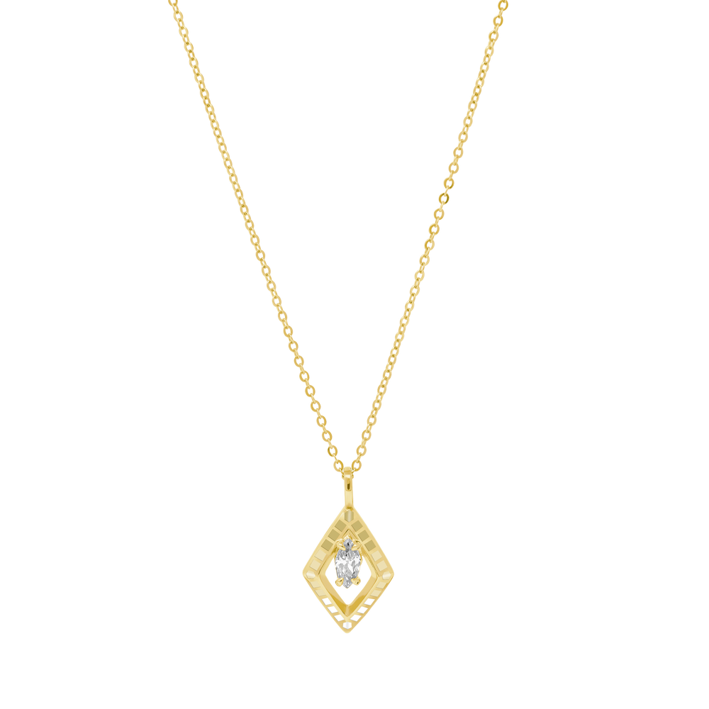 Hayden Necklace | Gold Vermeil & Rhodium Plated Silver - Boutee